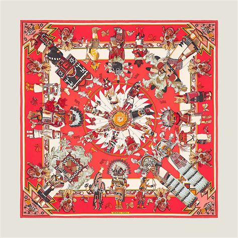 hermes kachinas wash scarf|Hermes kachina scarf sale.